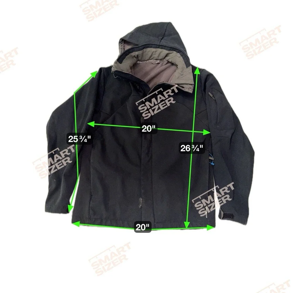 Men's Solomon Insulated‎ Hooded Coat Black  climate pro vintage